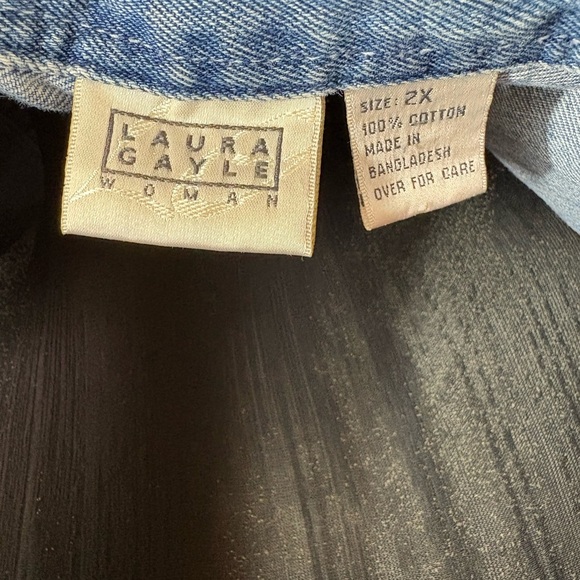 Vintage Laura Gayle Blue Denim Vest - Picture 11 of 11